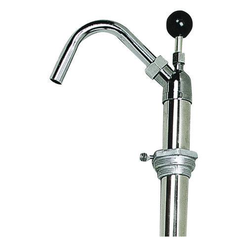 Image of Boardwalk® 517108 Bottle Pump, 22 oz Output, Steel, 42.5" Tall, Chrome, 6/Carton