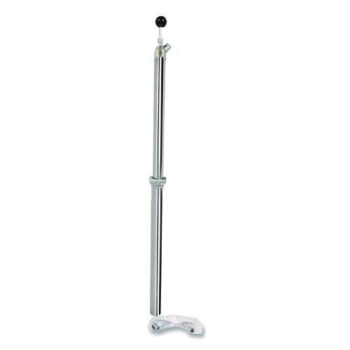 Image of Boardwalk® BWK00422EA Bottle Pump, 22 oz Output, Steel, 42.5" Tall, Chrome