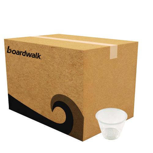 Image of Boardwalk® BWKPRTN55TS Souffle/Portion Cups, 5.5 oz, Plastic, Translucent, 2,500/Carton