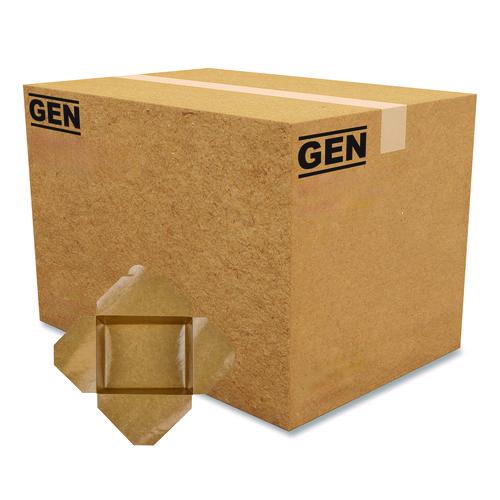 Image of GEN KS10121 Reclosable Kraft Take-Out Box, 54 oz, 8.51 x 6.3 x 1.8, Brown, Paper, 200/Carton