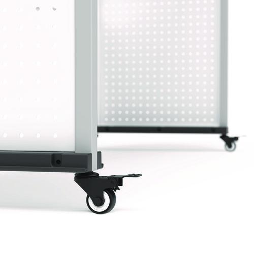 Image of Luxor DTTB002 Modular Teacher's Desk, 60.25 x 21 x 32 to 38, White