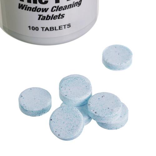 Image of Unger® UNGPLBTL Pill Window Cleaning Tablets, 100 Tablets/Bottle