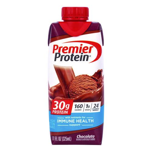 Image of Premier Protein® 643843718314 Chocolate Shake, 11 oz, 15/Carton