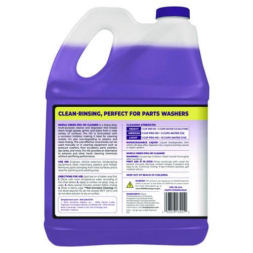 Image of Simple Green® 2110000413421 Pro Hd Heavy-Duty Cleaner, Unscented, 1 Gal Bottle, 4/carton