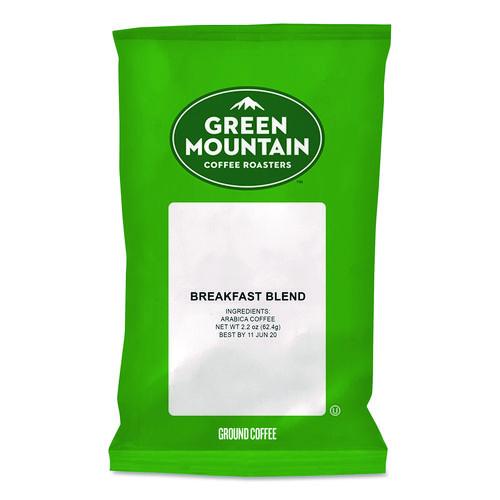 Image of Green Mountain Coffee® 5000378402 Breakfast Blend Coffee Fraction Packs, 2.2 Oz, 100/carton