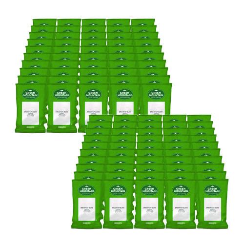 Image of Green Mountain Coffee® 5000378402 Breakfast Blend Coffee Fraction Packs, 2.2 Oz, 100/carton