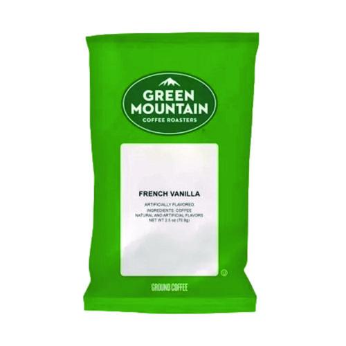 Image of Green Mountain Coffee® 5000364509 French Vanilla Coffee Fraction Packs, 2.2 Oz, 50/carton