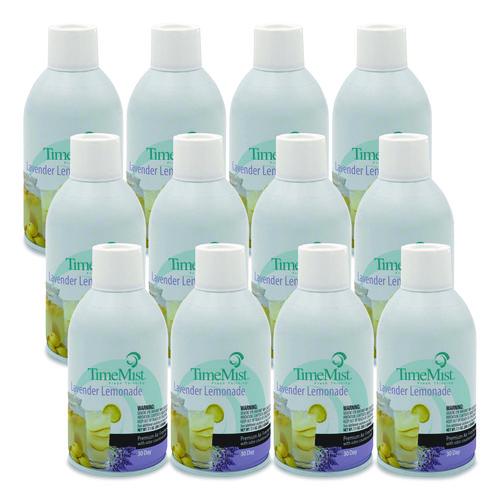 Image of TimeMist® 1042757 Premium Metered Air Freshener Refill, Lavender Lemonade, 7.1 oz Aerosol Spray, 12/Carton