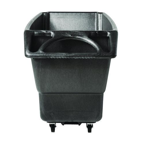 Image of Rubbermaid® Commercial FG101300BLA 0.75 cu yd Structural Foam Tilt Truck, Standard Duty, 1,000 lb Capacity, Black