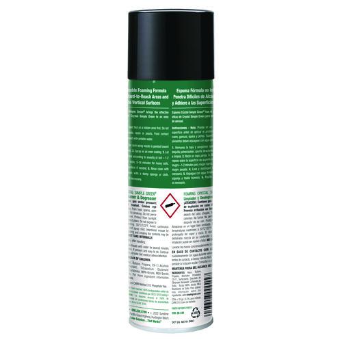Image of Simple Green® 0610001219010 Foaming Crystal Industrial Cleaner and Degreaser, 20 oz Aerosol Can, 12/Carton