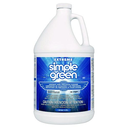 Image of Simple GreenÂ® Extreme Aircraft and Precision Equipment Cleaner, 1 gal, Bottle, 4/Carton