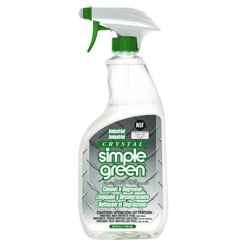 Image of Simple Green® 0610001219024 Crystal Industrial Cleaner/degreaser, 24 Oz Spray Bottle, 12/carton