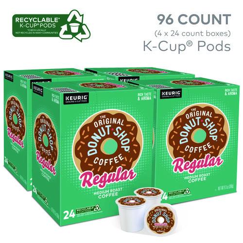 Image of The Original Donut Shop® 5000330069 Donut Shop Coffee K-Cups, Regular, 96/carton