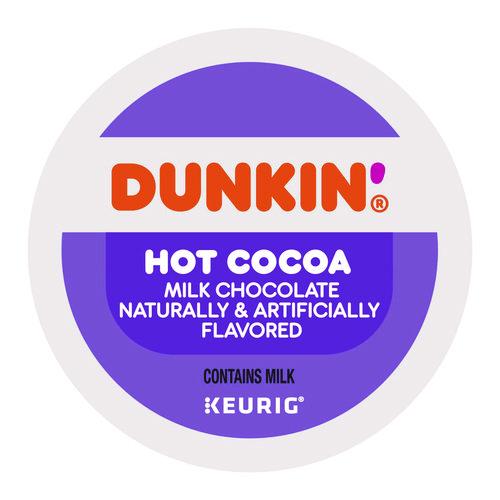 Image of Dunkin'® 5000363547 Milk Chocolate Hot Cocoa K-Cup Pods, 22/box