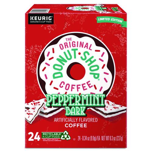 Image of The Original Donut Shop® 5000355565 Peppermint Bark K-Cup Pods, 24/box