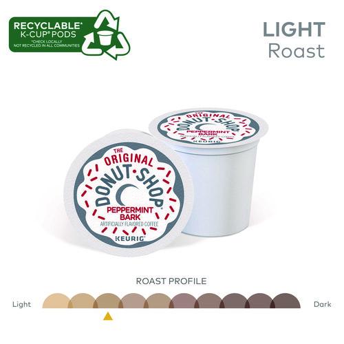 Image of The Original Donut Shop® 5000355565 Peppermint Bark K-Cup Pods, 24/box