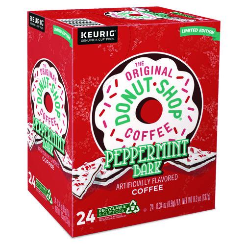 Image of The Original Donut Shop® 5000355565 Peppermint Bark K-Cup Pods, 24/box