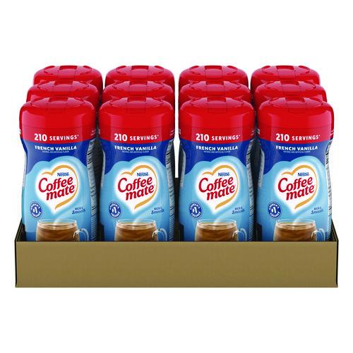 Image of Coffee mate® 12036807 Non-Dairy Powdered Creamer, French Vanilla, 15 Oz Canister, 12/carton