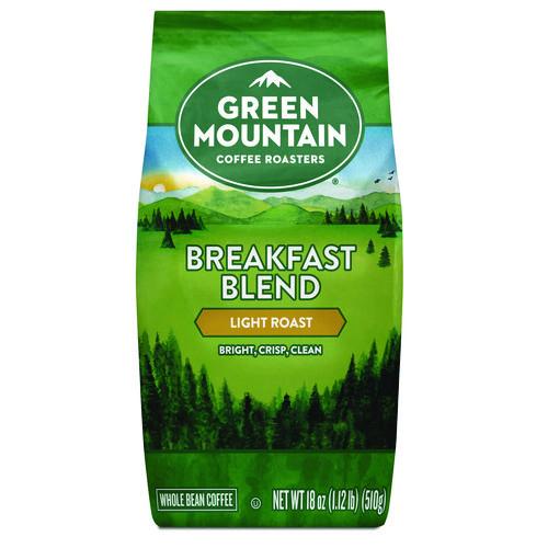 Image of Green Mountain CoffeeÂ® Breakfast Blend Whole Bean Coffee, 18 oz Bag