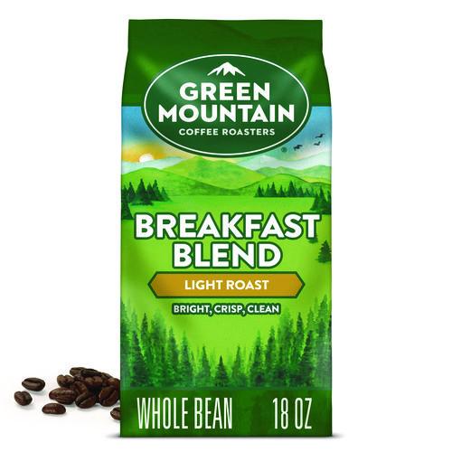 Image of Green Mountain CoffeeÂ® Breakfast Blend Whole Bean Coffee, 18 oz Bag
