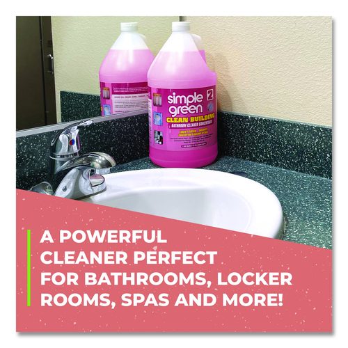 Image of Simple Green® Clean Building Bathroom Cleaner Concentrate, Unscented, 1gal Bottle
