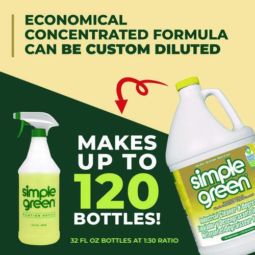 Image of Simple Green® 3010200614010 Industrial Cleaner And Degreaser, Concentrated, Lemon, 1 Gal Bottle, 6/carton
