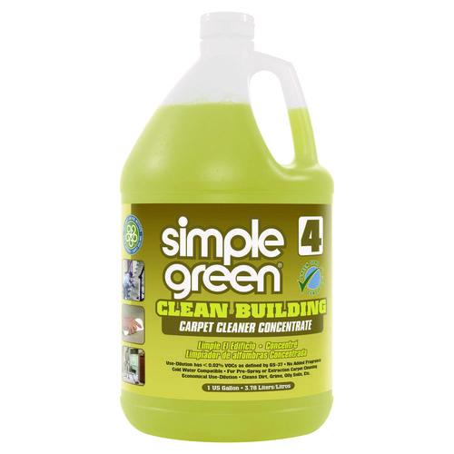 Image of Simple Green® 1210000211201 Clean Building Carpet Cleaner Concentrate, Unscented, 1gal Bottle