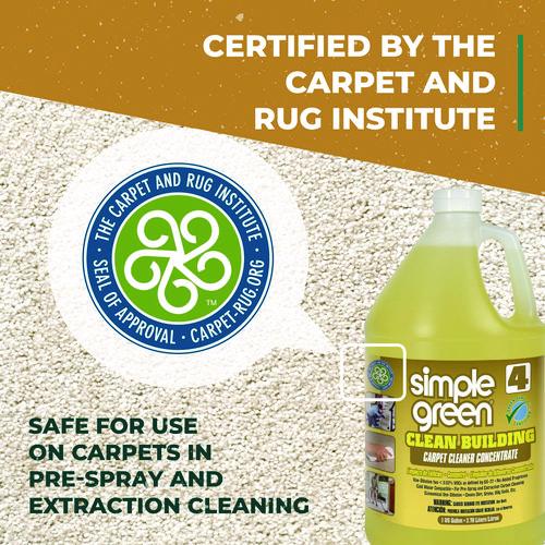 Image of Simple Green® 1210000211201 Clean Building Carpet Cleaner Concentrate, Unscented, 1gal Bottle