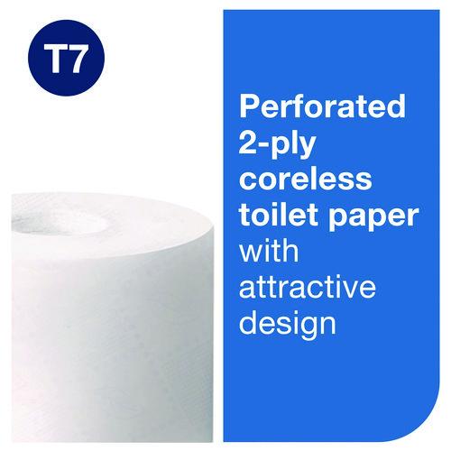 Image of Tork® 472881 Advanced Coreless High Capacity Bath Tissue, 2-Ply, White, 1,000 Sheets/Roll, 12 Rolls/Carton