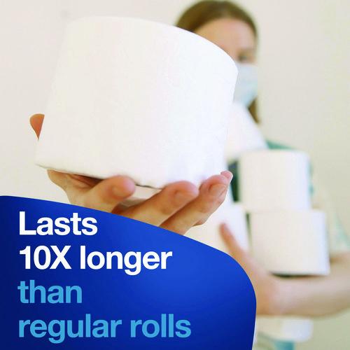 Image of Tork® 472881 Advanced Coreless High Capacity Bath Tissue, 2-Ply, White, 1,000 Sheets/Roll, 12 Rolls/Carton