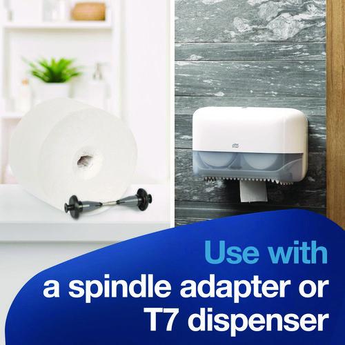 Image of Tork® 472881 Advanced Coreless High Capacity Bath Tissue, 2-Ply, White, 1,000 Sheets/Roll, 12 Rolls/Carton