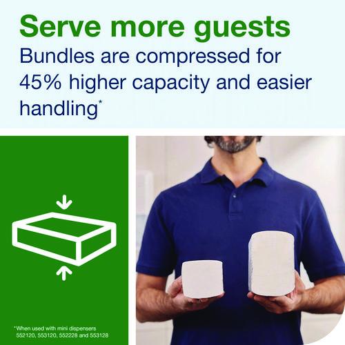 Image of Tork® 420590 Xpress Compressed Multifold Hand Towels, 1-Ply, 8.3 x 9.45, White, 200/Pack, 12 Packs/Carton