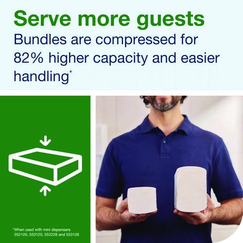 Image of Tork® 424834 Xpress Compressed Multifold Hand Towels, 1-Ply, 8.3 x 9.25, White, 250/Pack, 12 Packs/Carton