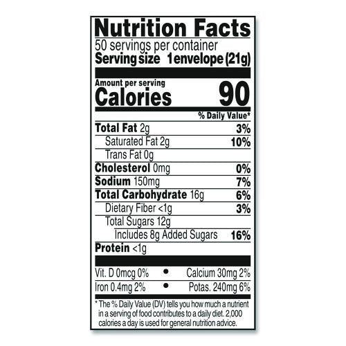 Image of Swiss Miss® GOV47491 Hot Cocoa Mix, Regular, 0.73 oz. Packets, 50 Packets/Box