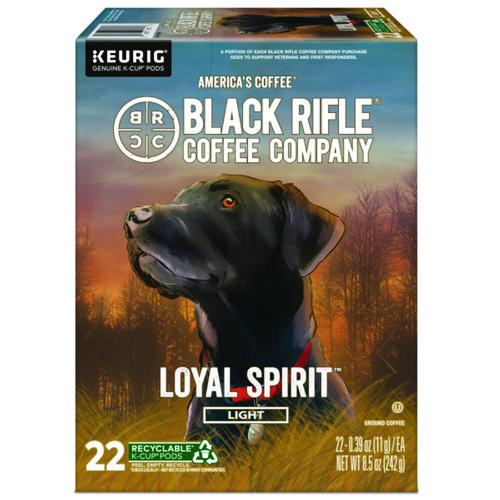 Image of Black Rifle® Coffee Company 5000384046 Loyal Spirit Coffee K-Cups, 22/Box