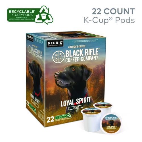 Image of Black Rifle® Coffee Company 5000384046 Loyal Spirit Coffee K-Cups, 88/Carton