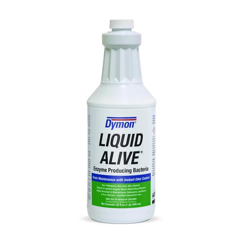 Image of Dymon® 23332 LIQUID ALIVE Enzyme Producing Bacteria, 32 oz Bottle, 12/Carton