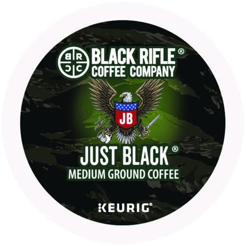 Image of Black Rifle® Coffee Company 5000384042 Just Black Coffee K-Cups, 22/Box