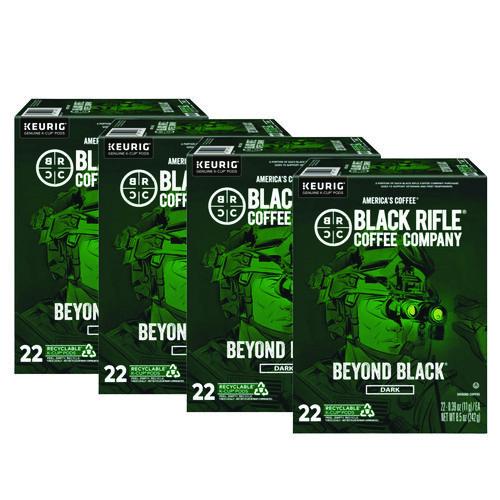 Image of Black Rifle® Coffee Company 5000384043 Beyond Black Coffee K-Cups, 88/Carton