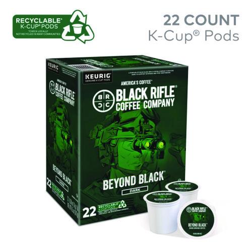 Image of Black Rifle® Coffee Company 5000384043 Beyond Black Coffee K-Cups, 88/Carton