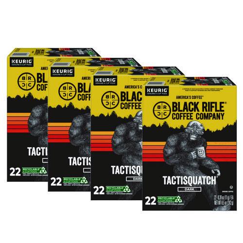 Image of Black Rifle® Coffee Company 5000384045 Tactisquatch Coffee K-Cups, 88/Carton