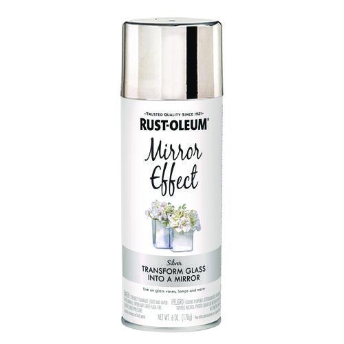 Image of Rust-Oleum® 301494 Specialty Mirror Effect Spray Paint, High Gloss Mirror, 6 oz Aerosol Can