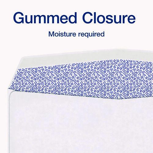 Image of Adams® 2219C 2-Up W-2 Gummed Seal Double-Window Security Tint Envelopes, Commercial Flap, 9.5 x 5.63, White, 24/Pack