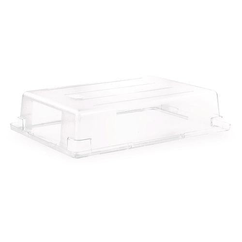 Image of Carlisle 1062107 StorPlus Polycarbonate Food Storage Container, 8.5 gal, 18 x 26 x 6, Clear, Plastic
