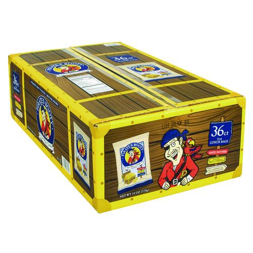 Image of Pirate's Booty® 19266 Puffs, Aged White Cheddar, 0.5 oz Bag, 36/Box