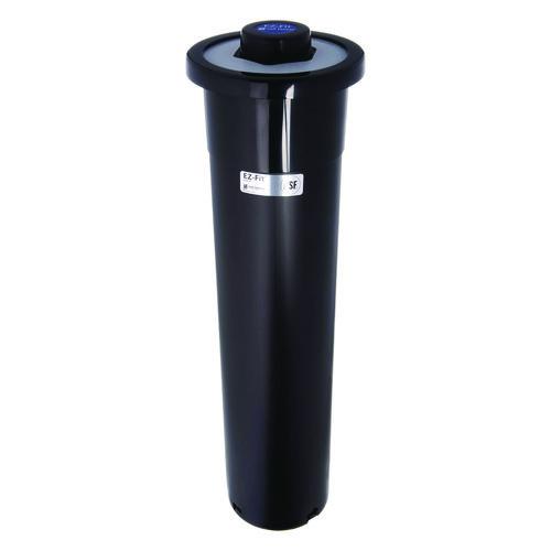 Image of San Jamar® SAN C2410C EZ-FIT ONE-SIZE-FITS-ALL CUP DISPENSER, FOR 8 OZ TO 46 OZ CUPS, BLACK