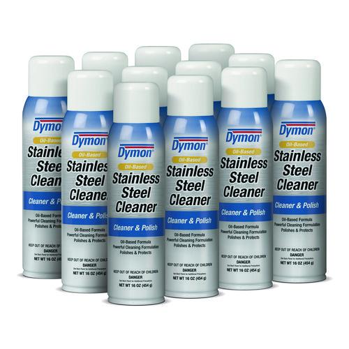 Image of Dymon® 20920 Stainless Steel Cleaner, 16 Oz Aerosol Spray, 12/carton
