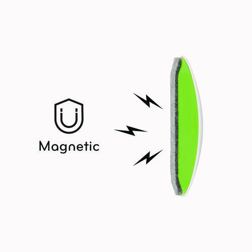 Image of U Brands Classic Magnetic Dry Erase Board Eraser, 6.99" x 3.78" x 0.98"
