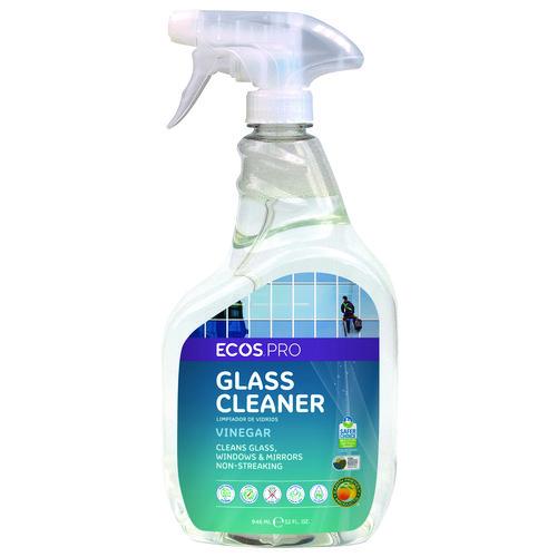 Image of ECOS® PRO PL93006CT Glass Cleaner, Vinegar Scent, 32 oz Spray Bottle, 6/Carton