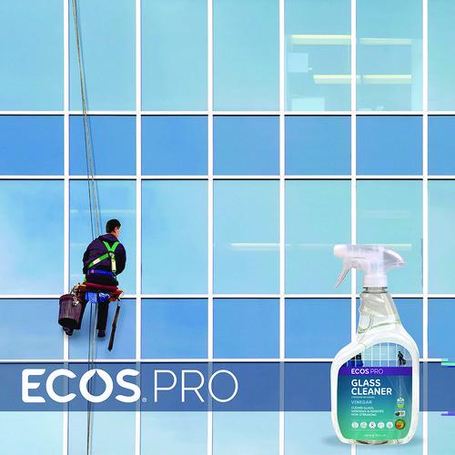 Image of ECOS® PRO PL93006CT Glass Cleaner, Vinegar Scent, 32 oz Spray Bottle, 6/Carton